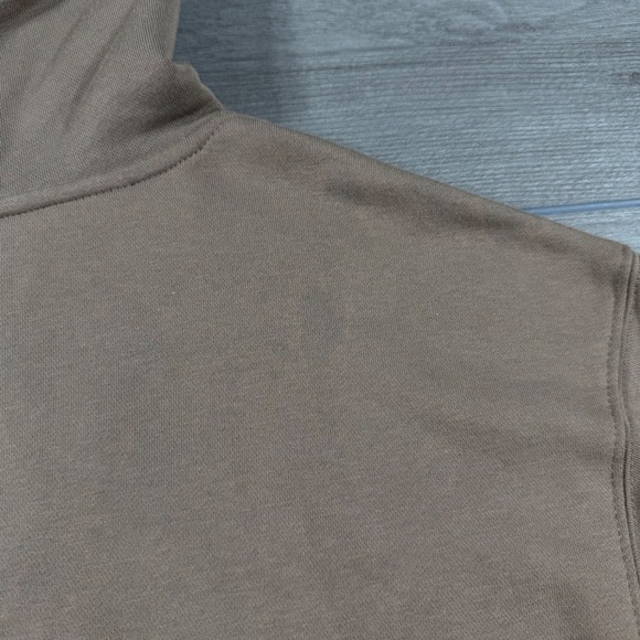 Pro Standard Chicago Bulls Brown Cropped Hoodie NBA Small Luxury Athletic - Picture 7 of 7